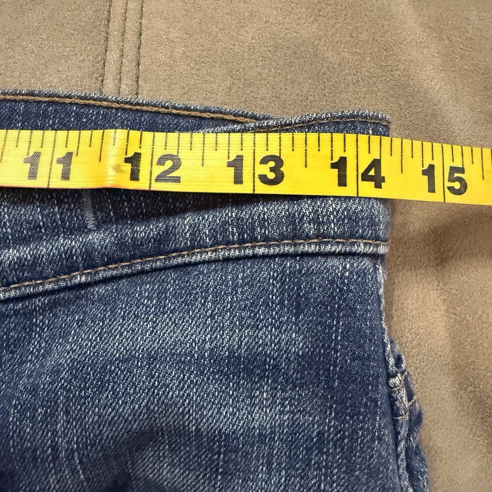 Madewell Jeans Womens 25 Fits 28x25 Classic Straight Blue High Rise Distressed - Picture 7 of 10